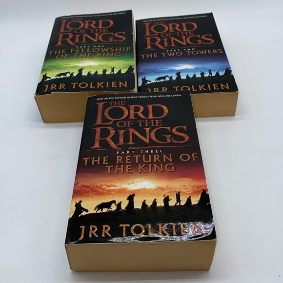 Bundle of 3 The Lord Of The Rings Softcover Books JRR Tolkien - Picture 2 of 7